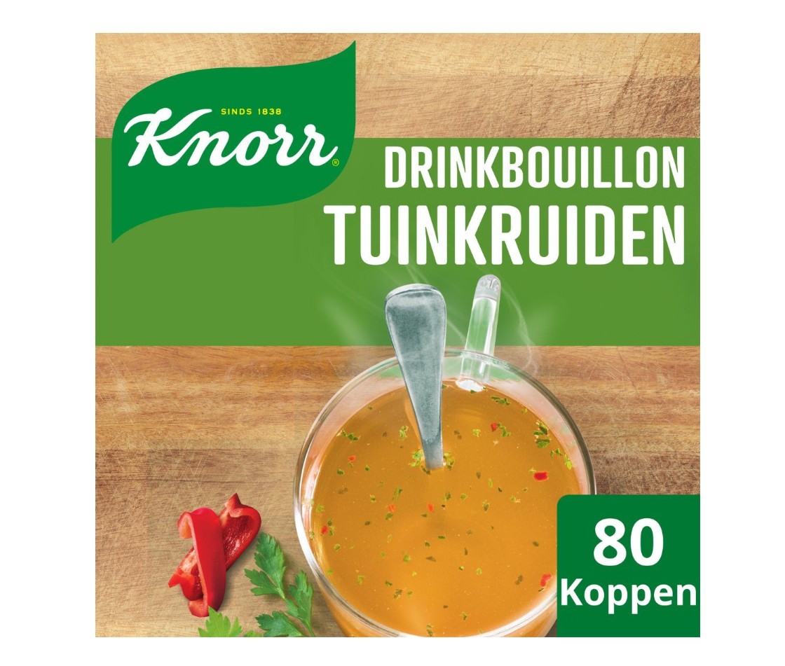 Knorr Drinkbouillon Tuinkruiden 80zk